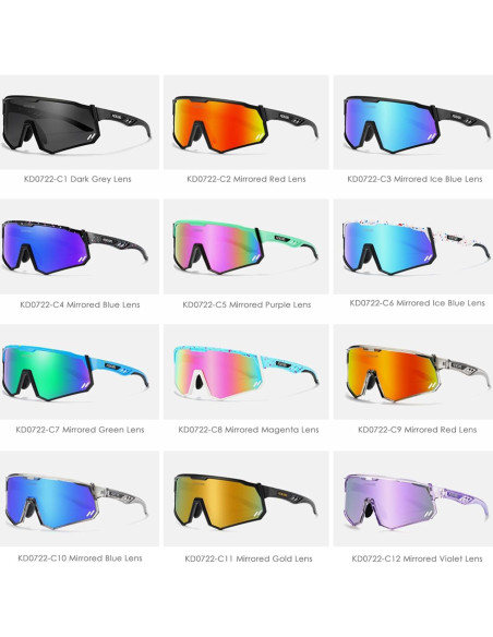 Gafas de sol polarizadas ZEMFAY UV400 para correr y ciclismo