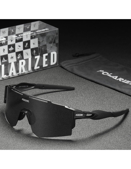 Gafas de sol deportivas ZEMFAY UV400 ligeras y cómodas