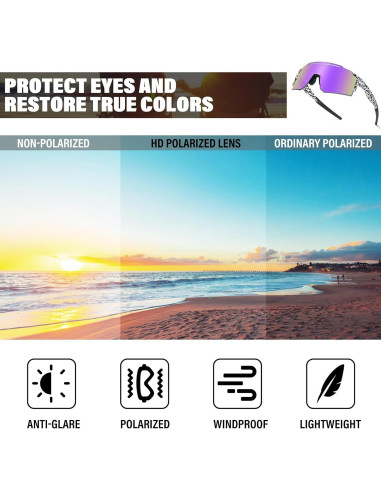 Gafas de sol ZEMFAY UV400 para ciclismo y deportes