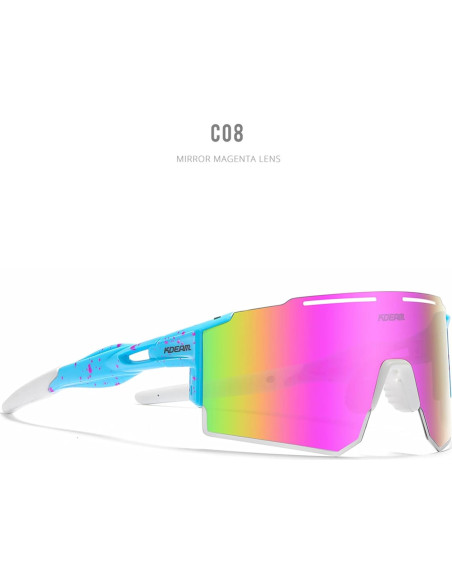 Gafas de sol deportivas ZEMFAY UV400 ligeras y cómodas