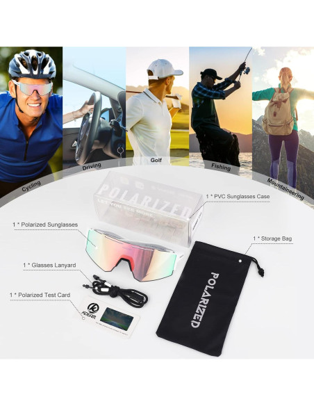 Gafas de sol ZEMFAY UV400 para ciclismo y deportes