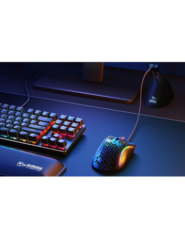 Bungee para Ratón Glorious Negro - Soporte Cable Ratón Gaming