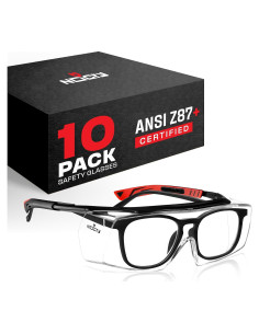 Gafas de Seguridad NoCry sobre Gafas Recetadas UV400