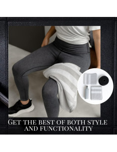 Toalla de Entrenamiento Luzia 100% Algodón Turco - Paquete de 2 2