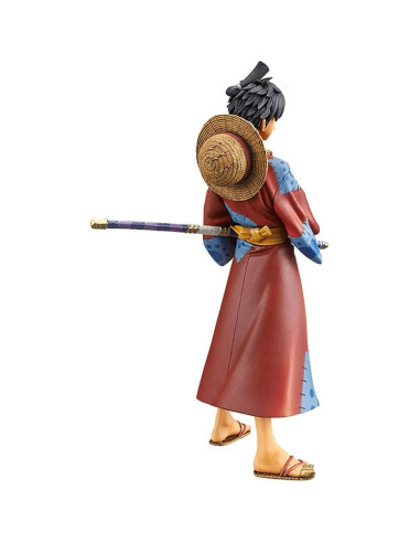 Figura coleccionable Banpresto One Piece Luffy Wanokuni 16 cm