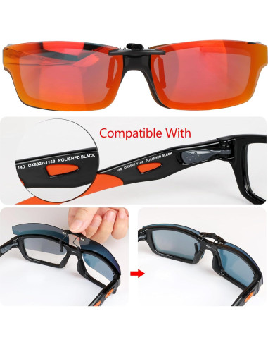 Gafas de sol CLIP-ON Oakley Crosslink 53x17 Polarizadas