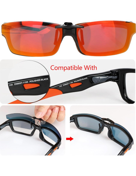 Gafas de sol CLIP-ON Oakley Crosslink 53x17 Polarizadas