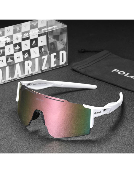 Gafas de sol deportivas RINKUOLYO UV400 unisex para ciclismo