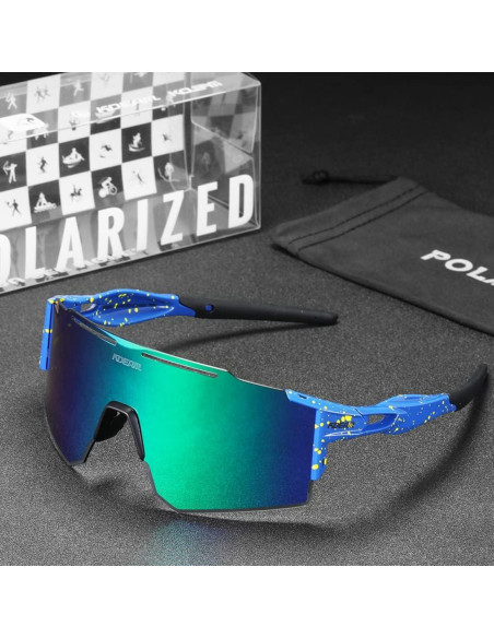 Gafas de sol deportivas RINKUOLYO UV400 unisex para ciclismo