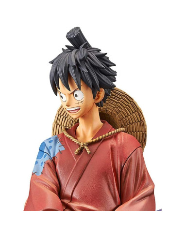 Figura coleccionable Banpresto One Piece Luffy Wanokuni 16 cm