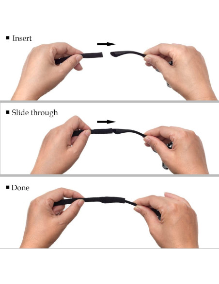 Correa Ajustable para Gafas 2 PCS Nylon Spandex Unisex