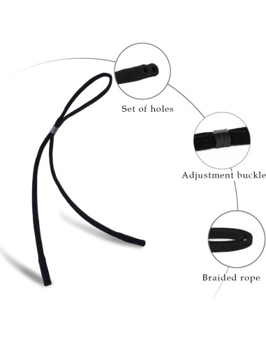 Correa Ajustable para Gafas 2 PCS Nylon Spandex Unisex