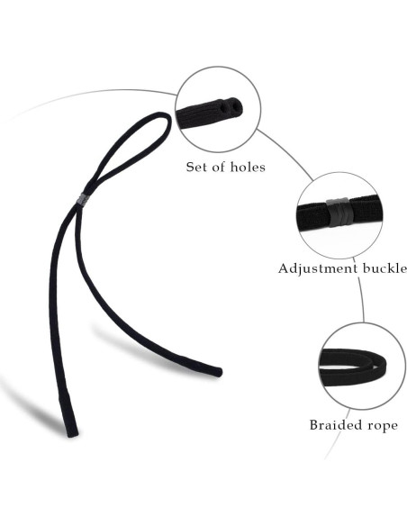 Correa Ajustable para Gafas 2 PCS Nylon Spandex Unisex