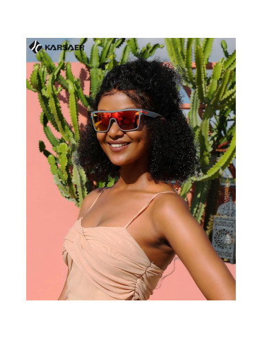 Gafas de sol deportivas Karsaer TR90 polarizadas para hombres