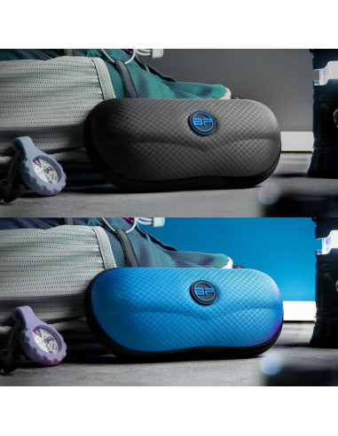 Estuche Semi Duro BLUPOND para Gafas con Clip y Gancho
