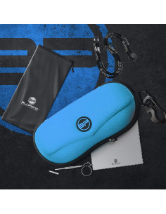 Estuche Semi Duro para Gafas BLUPOND con Gancho Metálico 2