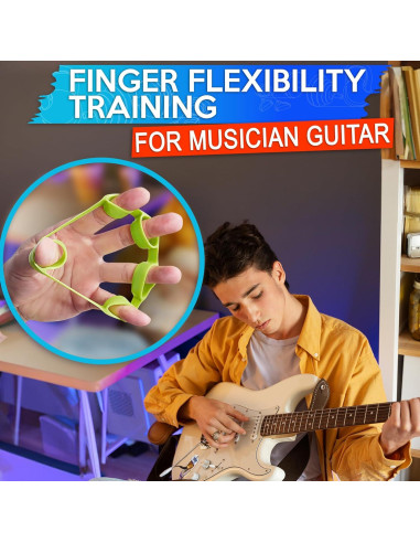 6 Bandas de Resistencia de Silicona SVICHOCHKA para Dedos