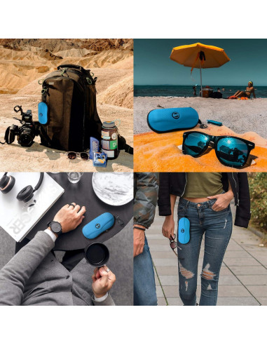 Estuche Semi Duro para Gafas BLUPOND con Gancho Metálico