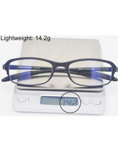 Gafas de lectura azul bloqueadoras 2.50 marca flexible