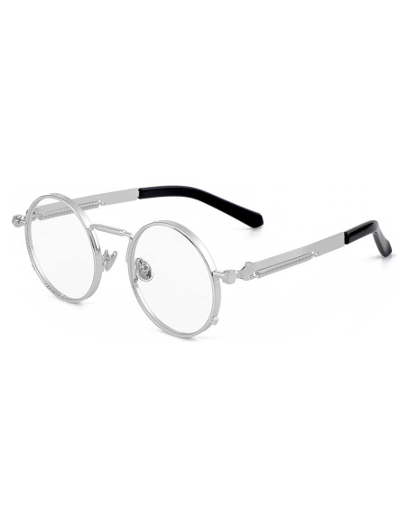 Gafas de sol redondas EYLRIM Eyl8478h 100% UV Plata