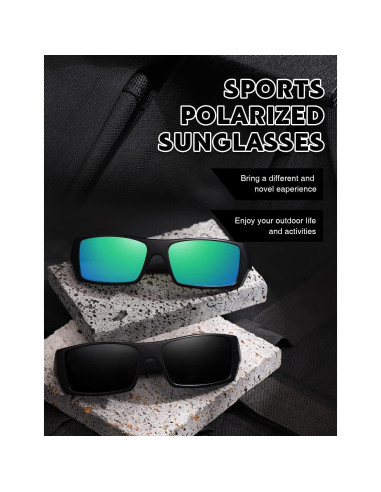 Gafas de sol polarizadas TIANYESY unisex retro deportivas