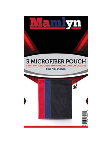 Funda de Microfibra Premium para Gafas de Sol - 3 Unidades