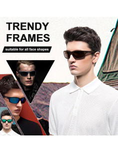 Gafas de sol deportivas POLARKING 2 PACK polarizadas UV400 2