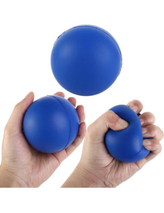 Pelota de Agarre Jizlan Azul 5.08 cm para Fortalecimiento de Dedos 2