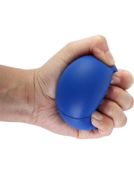 Pelota de Agarre Jizlan Azul 5.08 cm para Fortalecimiento de Dedos