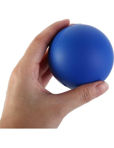 Pelota de Agarre Jizlan Azul 5.08 cm para Fortalecimiento de Dedos