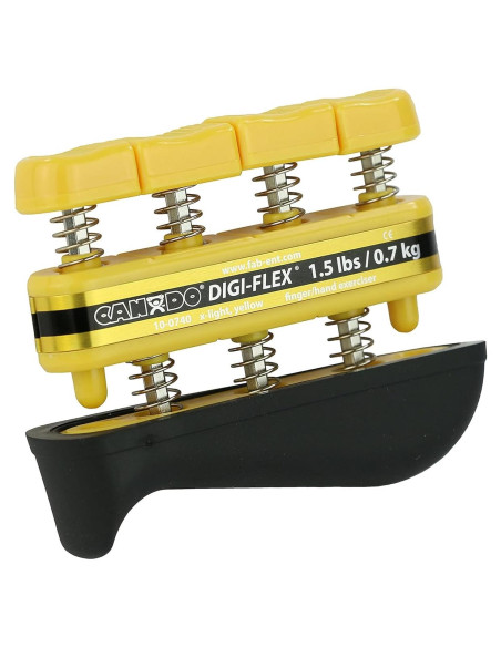 Ejercitador de Mano y Dedos CanDo Digi-Flex Amarillo X-Ligero
