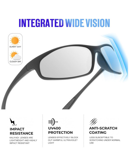 Gafas de Sol KALIYADI Polarizadas para Hombres UV