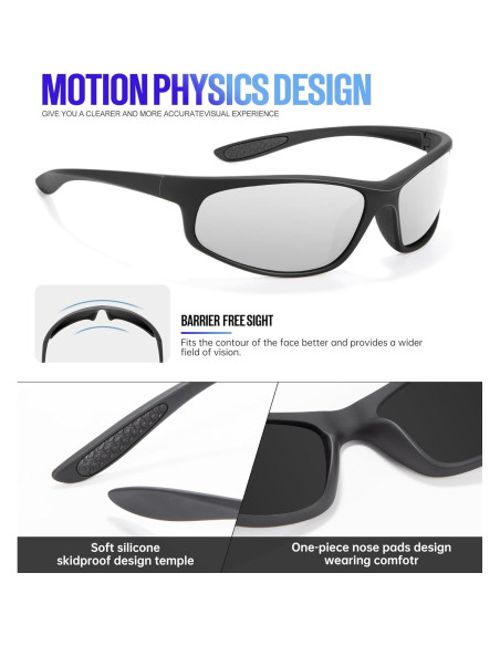 Gafas de Sol KALIYADI Polarizadas para Hombres UV