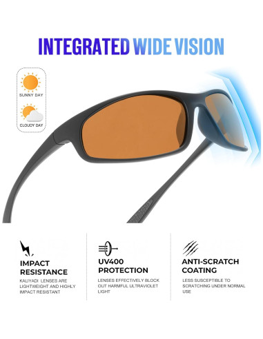 Gafas de Sol KALIYADI Polarizadas para Hombres UV