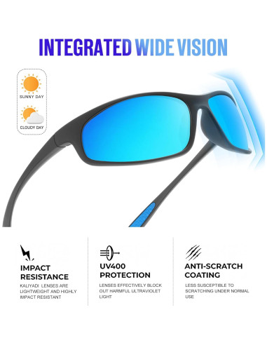 Gafas de Sol KALIYADI Polarizadas para Hombres UV