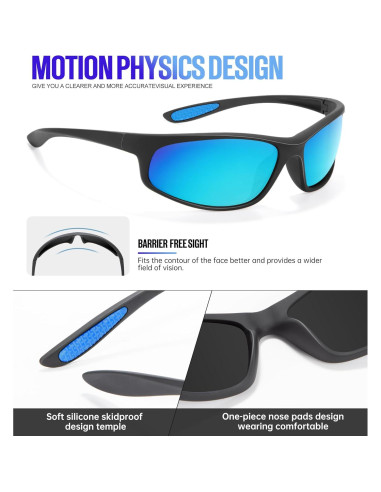 Gafas de Sol KALIYADI Polarizadas para Hombres UV