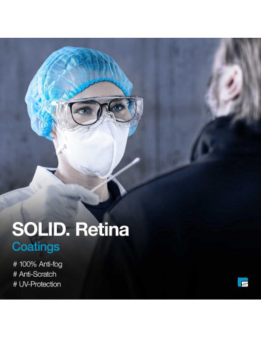 Gafas de Seguridad SolidWork Lente Transparente Antivaho