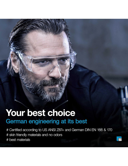 Gafas de Seguridad SolidWork Lente Transparente Antivaho