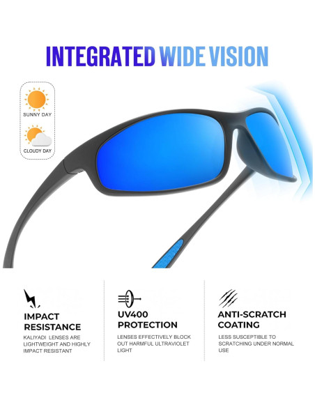 Gafas de Sol KALIYADI Polarizadas para Hombres UV