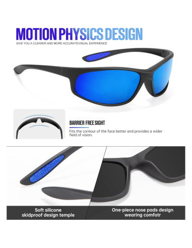 Gafas de Sol KALIYADI Polarizadas para Hombres UV