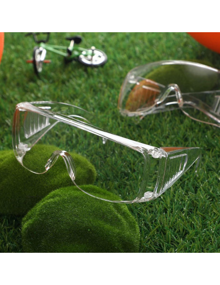 Gafas de Seguridad Queekay 12 Pares Anti Arañazos