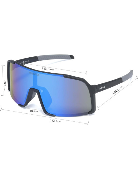 Gafas de béisbol Maivnz 882 UV400 para ciclismo y running