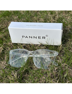 Gafas Anti Luz Azul TEAPLMTT Cuadradas Transparentes 2