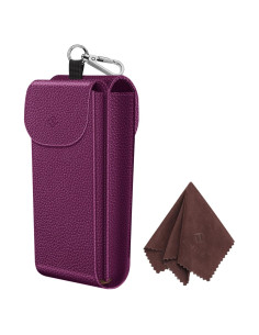 Funda Doble para Gafas Fintie con Gancho y Paños de Limpieza