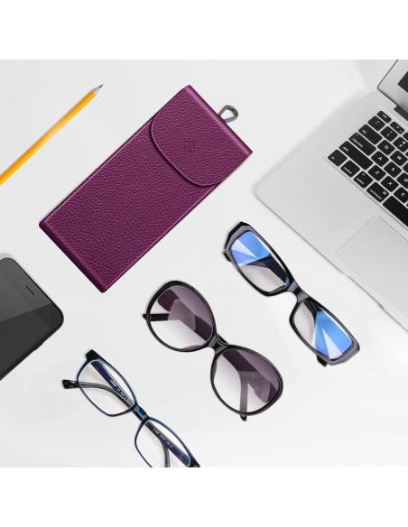 Funda Doble para Gafas Fintie con Gancho y Paños de Limpieza