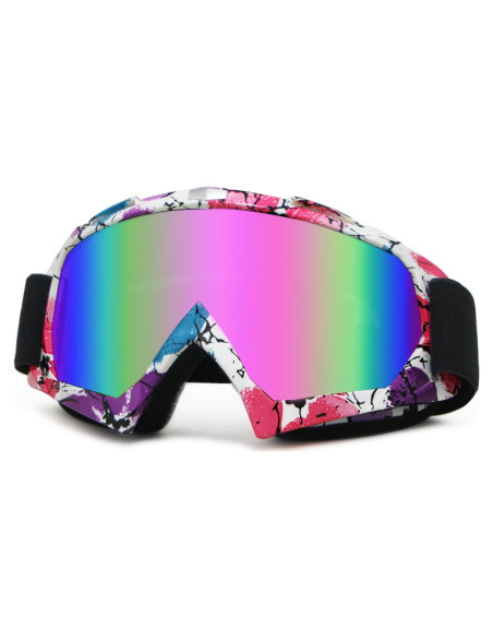 Gafas de Motocicleta Shutuan Rosa UV400 Ajustables