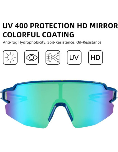 Gafas de sol polarizadas ROCKBROS UV400 unisex ligeras