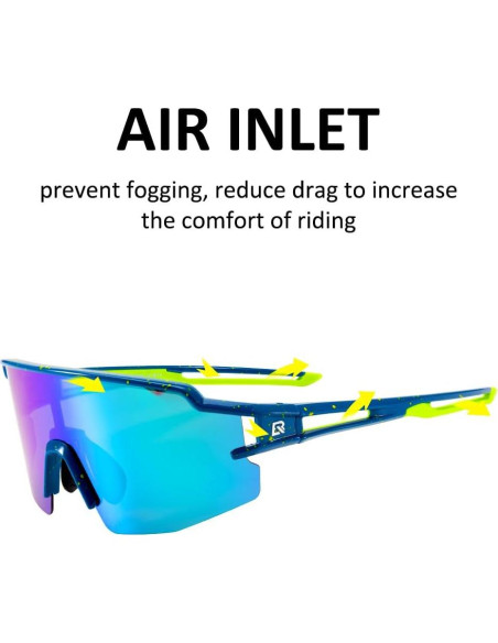 Gafas de sol polarizadas ROCKBROS UV400 unisex ligeras