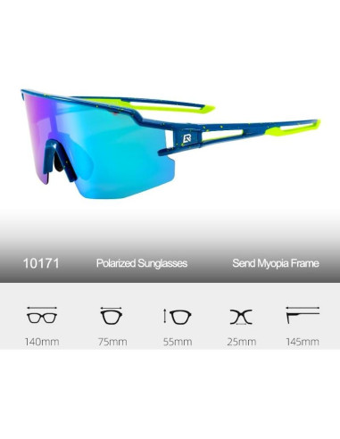 Gafas de sol polarizadas ROCKBROS UV400 unisex ligeras