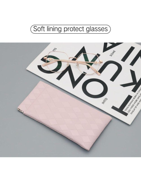 Funda Dura para Gafas PERFECTSIGHT Kawaii Rosa Verde